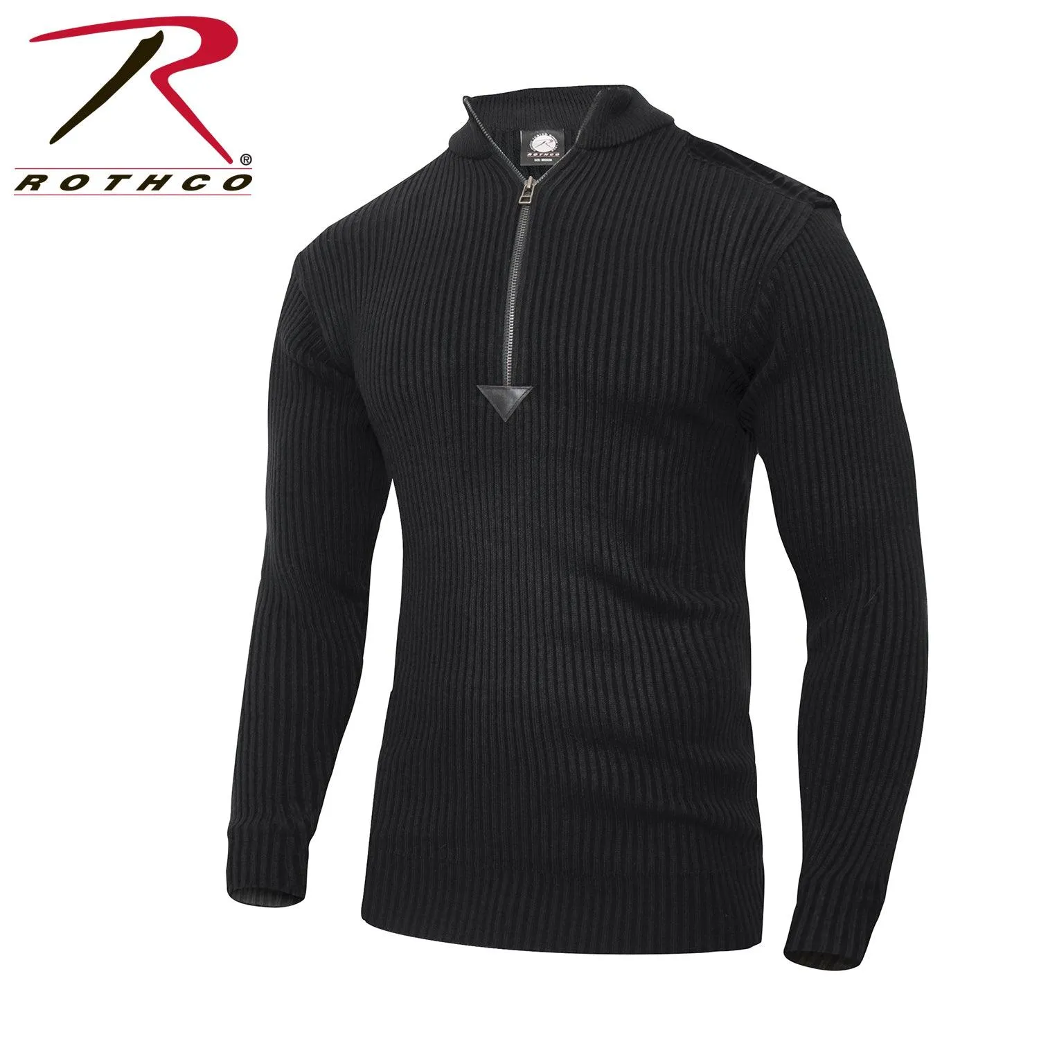 Rothco Quarter Zip Acrylic Commando Sweater