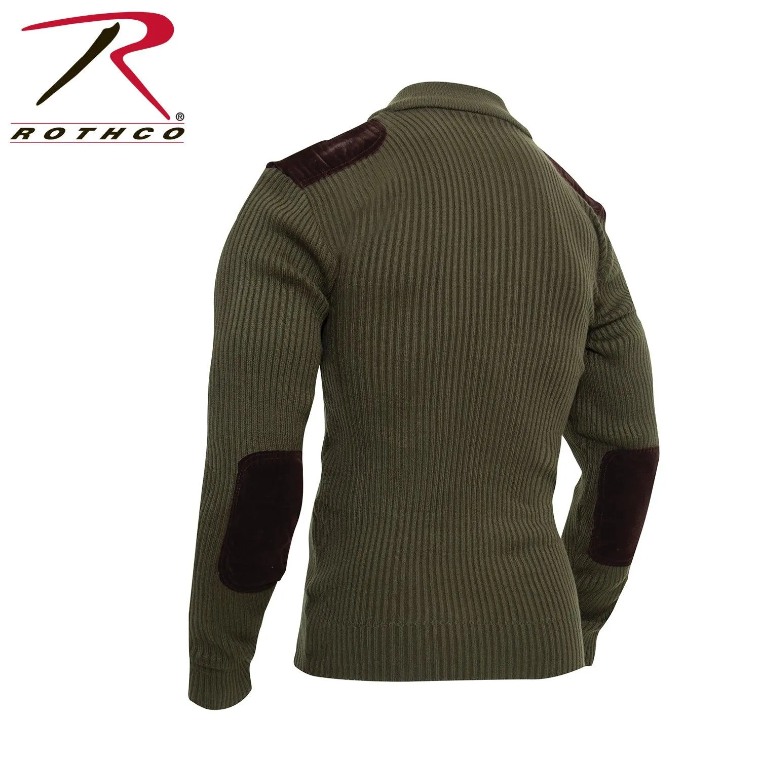 Rothco Quarter Zip Acrylic Commando Sweater