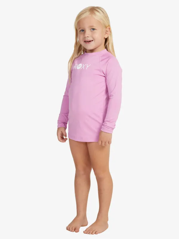 Roxy Girls 2-7 Essential Long Sleeve UPF 50 Rash Vest