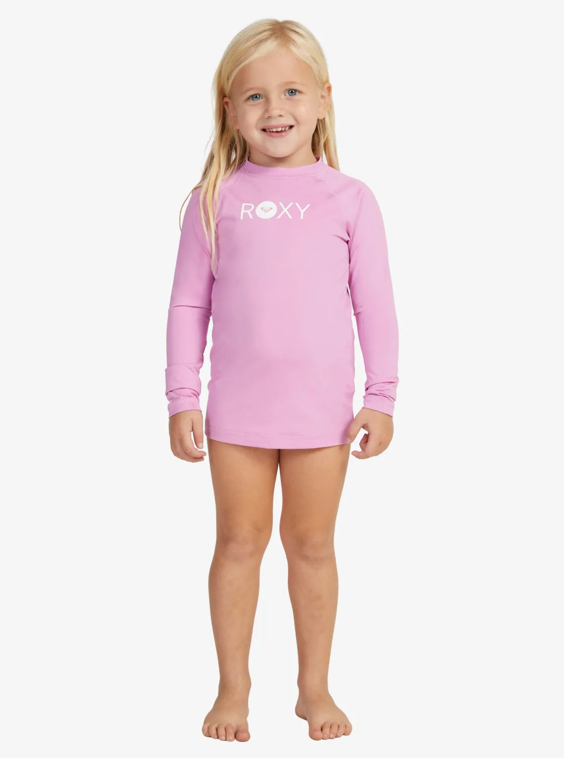 Roxy Girls 2-7 Essential Long Sleeve UPF 50 Rash Vest