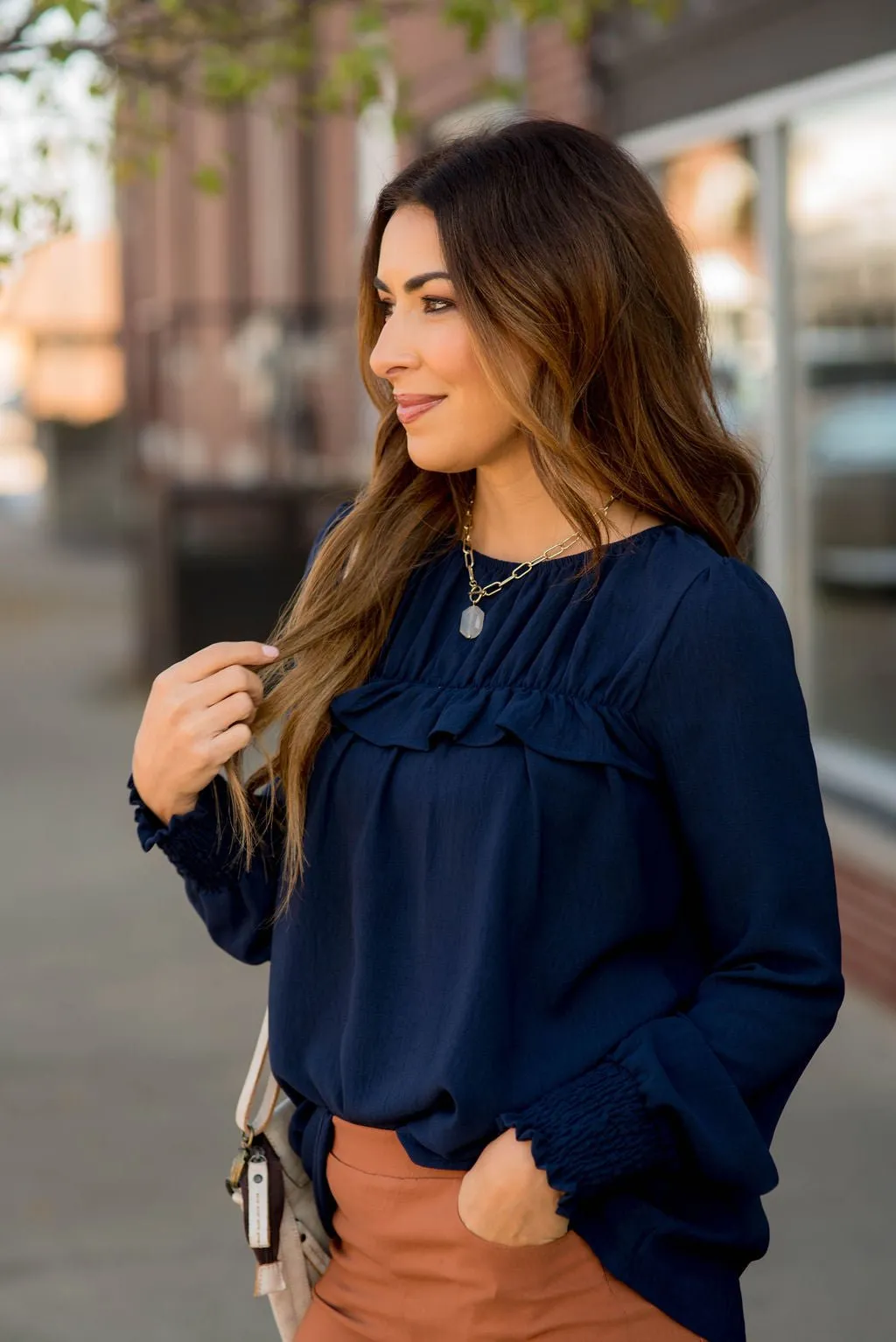 Ruffle Blouse