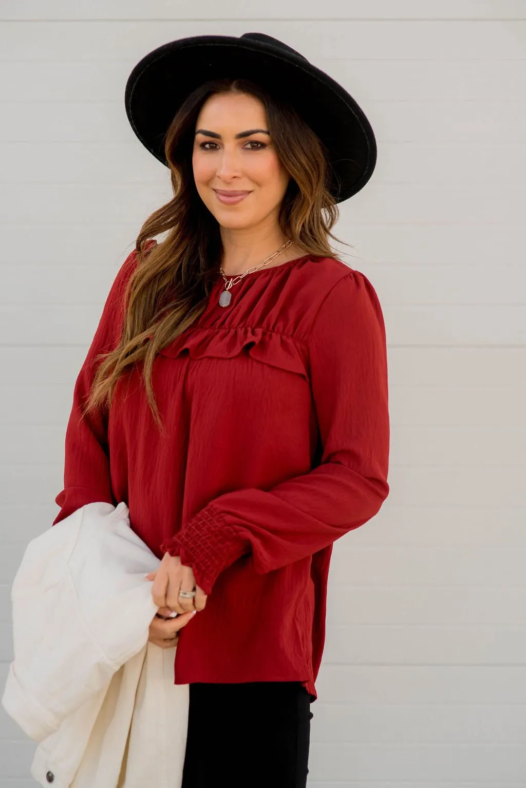 Ruffle Blouse