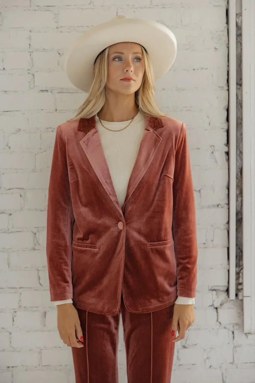 SALT Westgate Velvet Suit Jacket