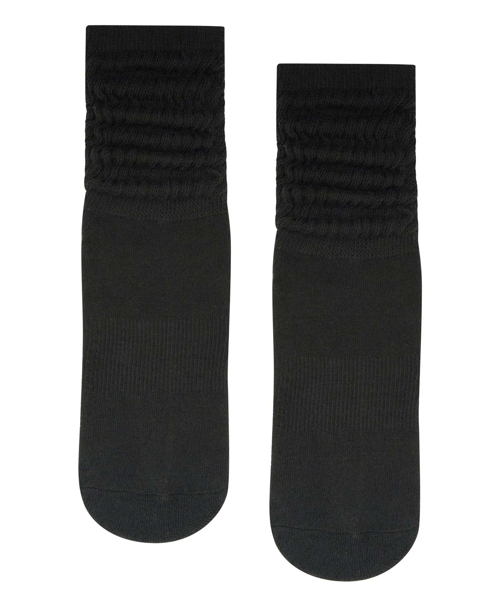 Scrunch Non Slip Grip Socks - Charcoal