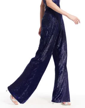 Sequin Full Palazzo Pant