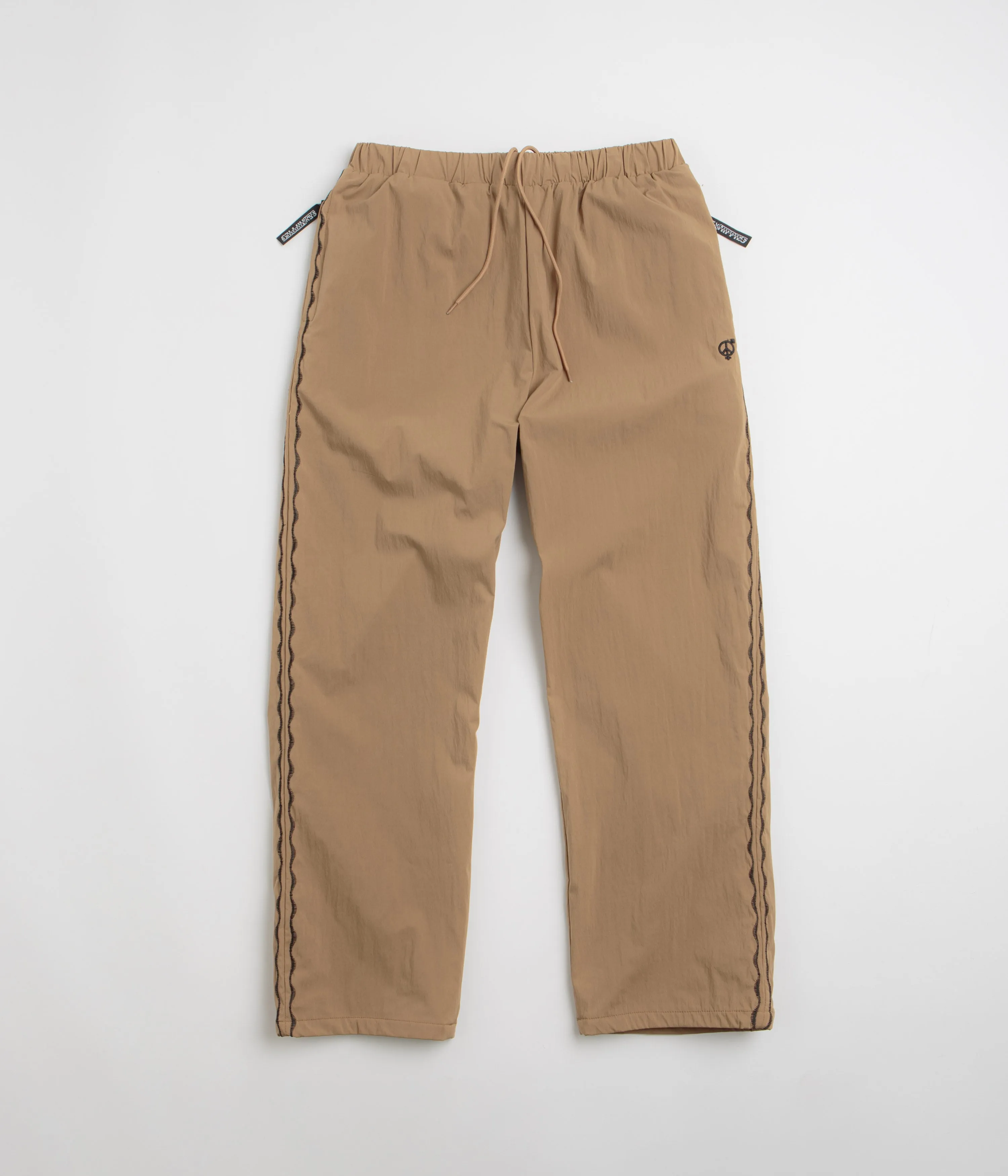 Sexhippies Welders Stitch Easy Pants - Light Brown / Black