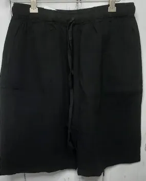 Short Pants-2 Pocket Draw String Black Women's L0303