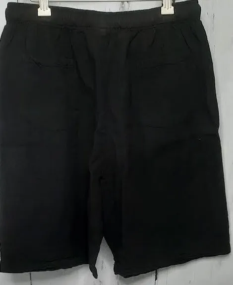 Short Pants-2 Pocket Draw String Black Women's L0303