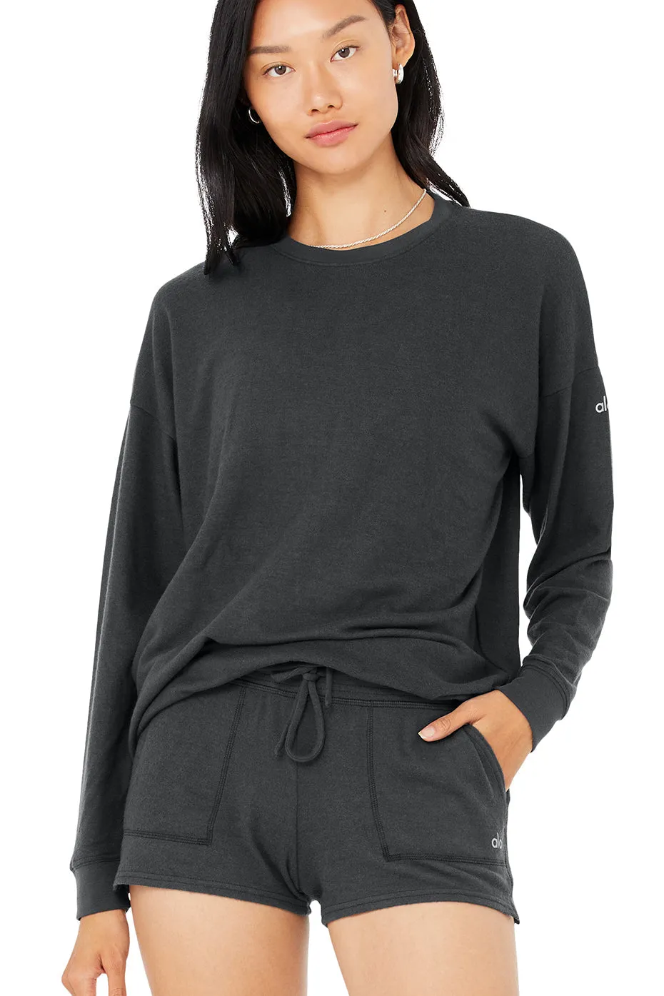 Soho Pullover & Daze Short Set - Anthracite