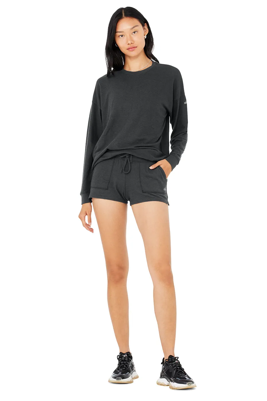 Soho Pullover & Daze Short Set - Anthracite