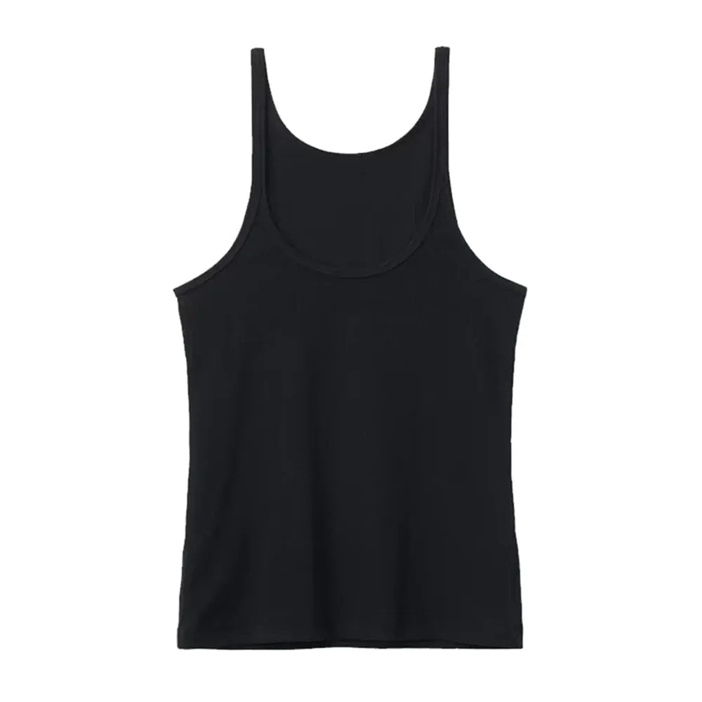 Solid Minimalist Tank Tops For Women Square Collar Sleeveless Slim Pullover Casual Vest Female Fashion Clothing