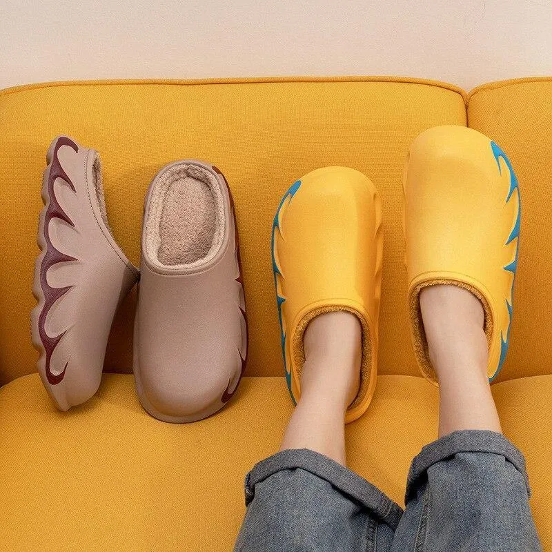 Stylish Anti-Slip Indoor Warm Plush Slipper