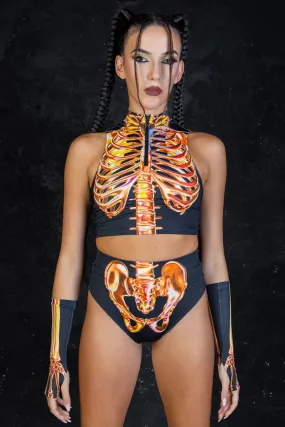 Sunstone Skeleton Booty Shorts Set