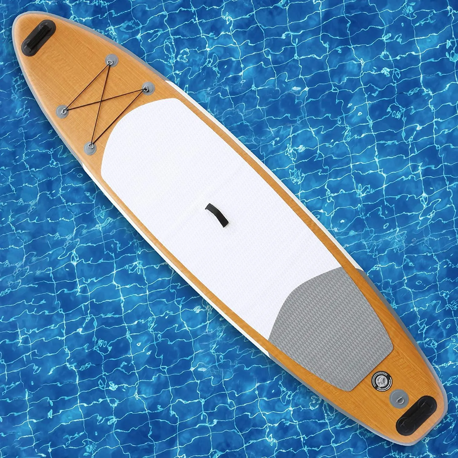 SUP Inflatable Stand Up Paddle Board with ISUP Accessories Backpack Paddle Pump Leash Fin and Repair Kit for Youth & Adult