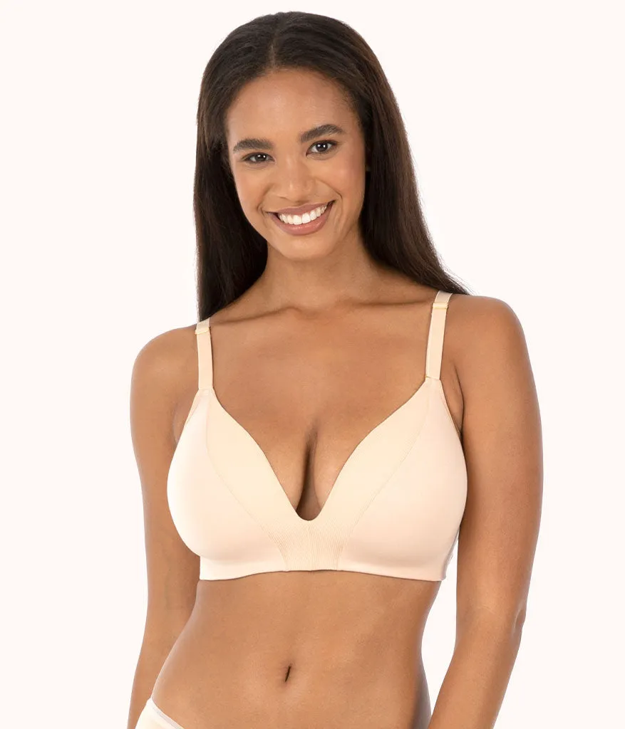 The All-Day Deep V No-Wire: Toasted Almond