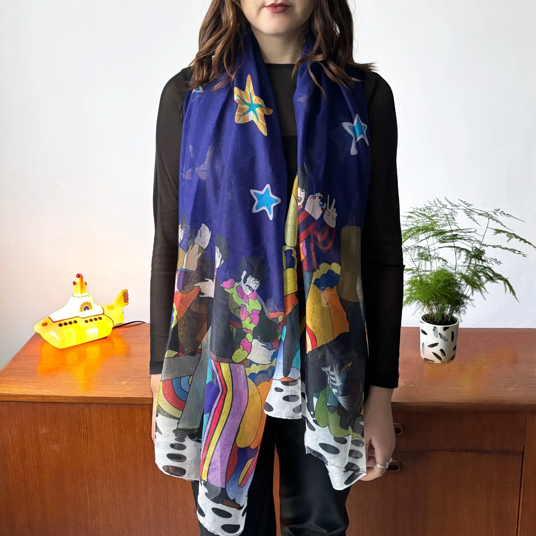 The Beatles Yellow Submarine Dancing Scarf