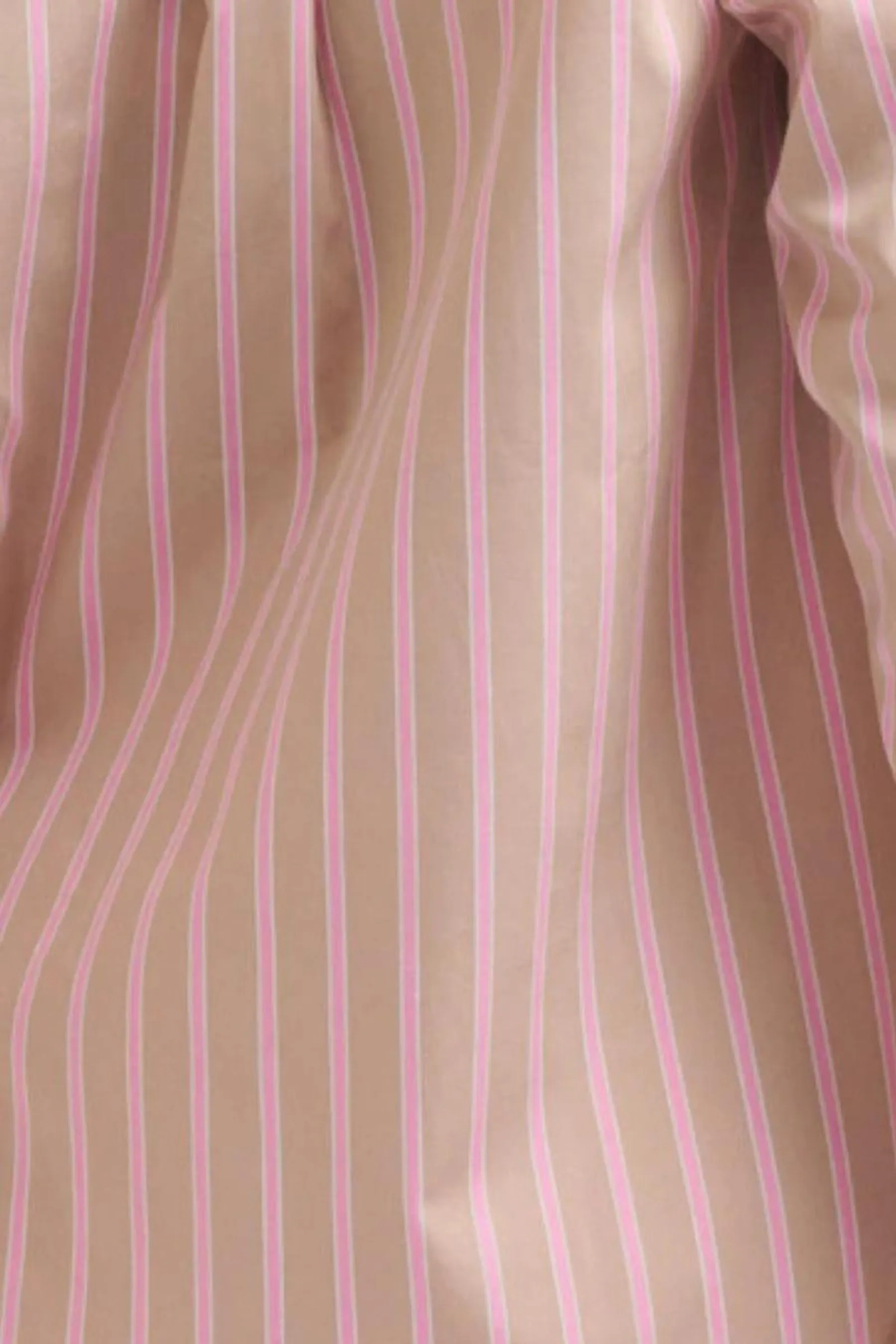 The Elodie Girlfriend Shirt | Stone Pink Stripe