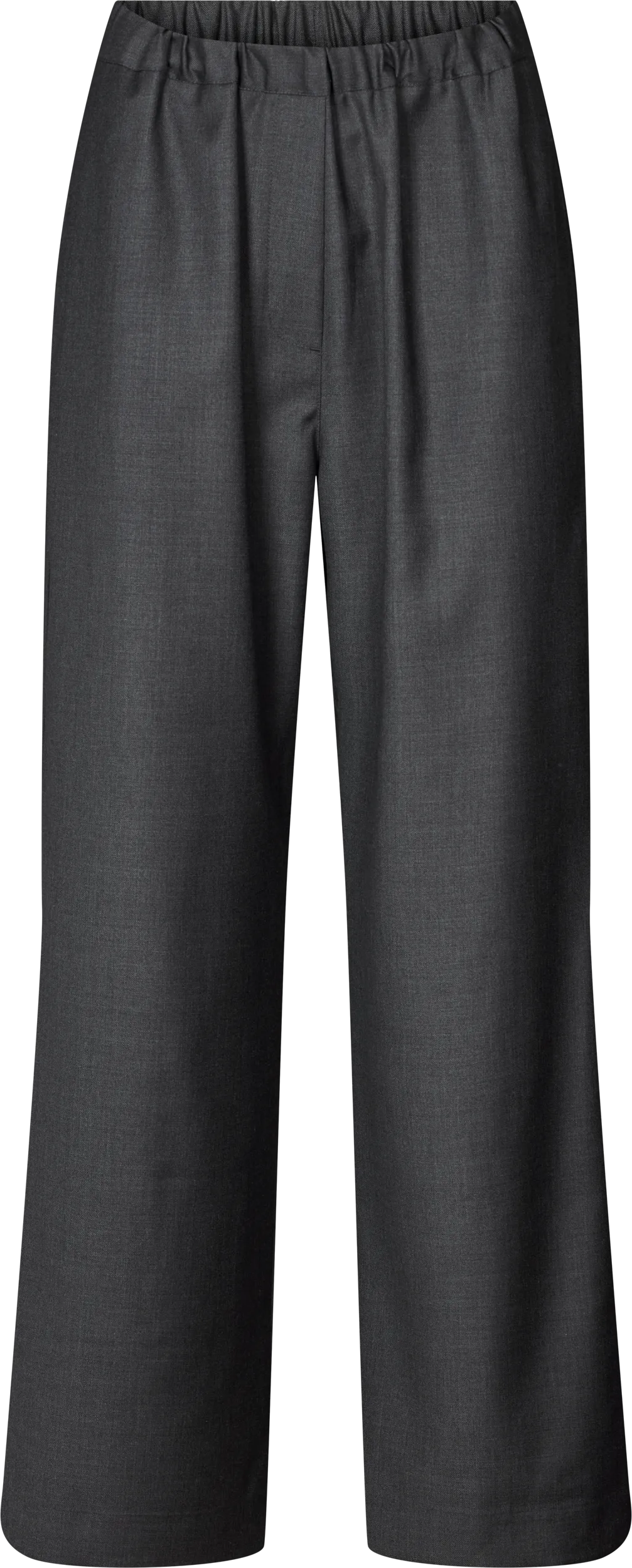 Thilde Wool Pant - Dark Grey