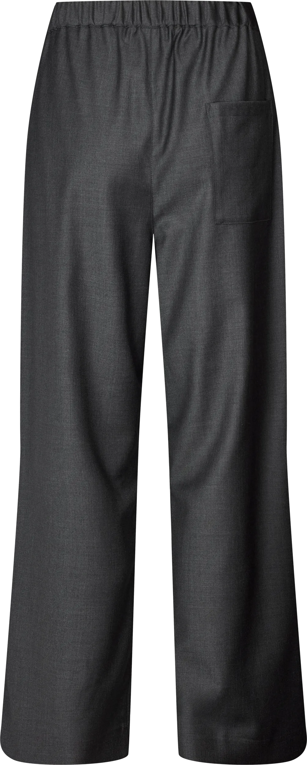 Thilde Wool Pant - Dark Grey