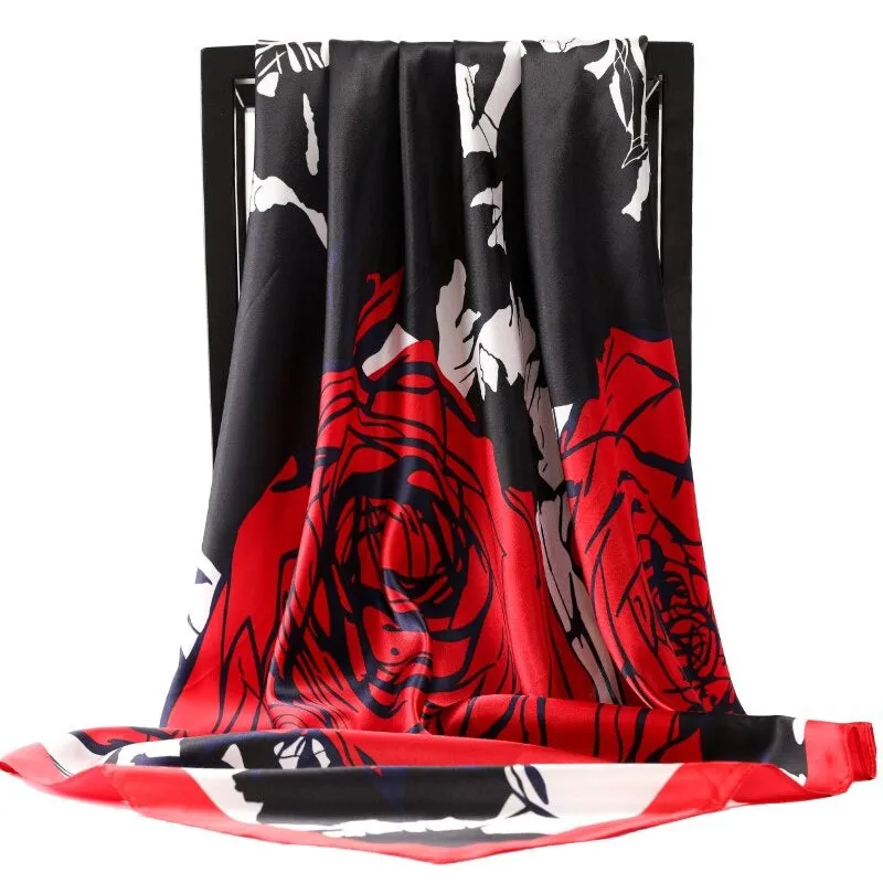 Vibrant Print Floral and Abstract Scarf Collection