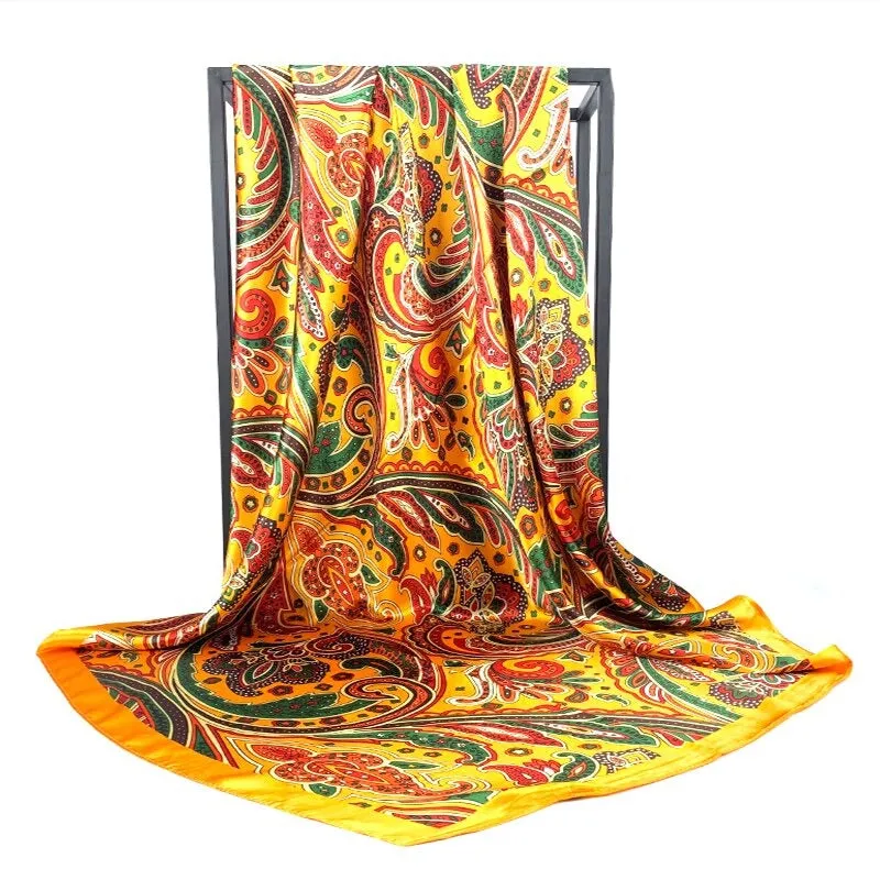 Vibrant Print Floral and Abstract Scarf Collection