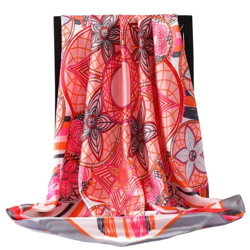 Vibrant Print Floral and Abstract Scarf Collection