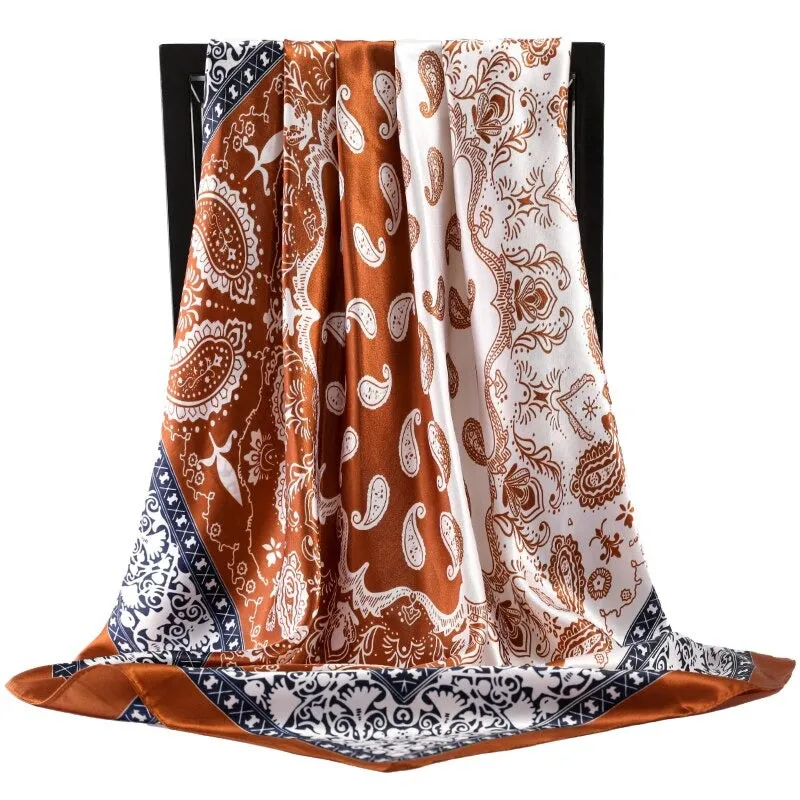 Vibrant Print Floral and Abstract Scarf Collection