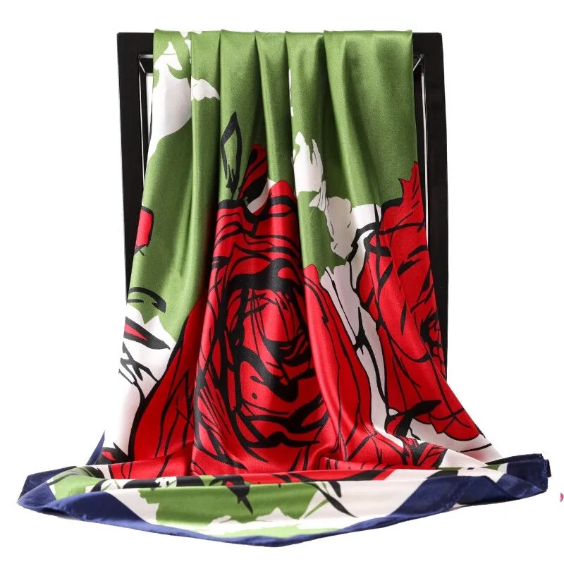 Vibrant Print Floral and Abstract Scarf Collection