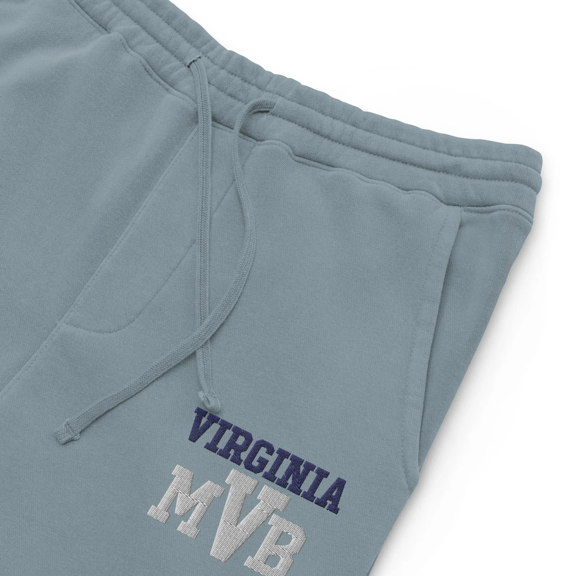 Virginia MVB Embroidered Pigment-Dyed Sweatpants