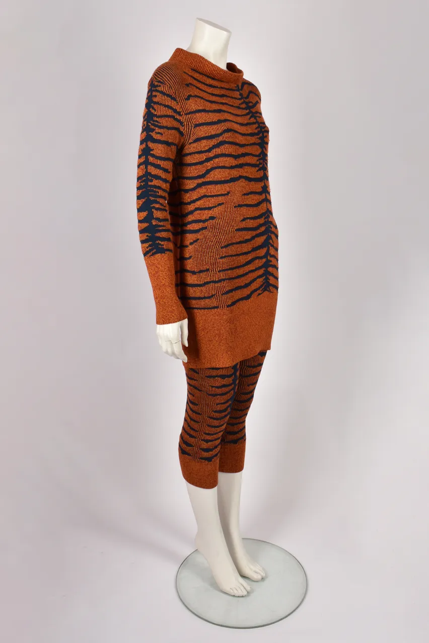 VIVIENNE WESTWOOD RED LABEL TIGER PRINT KNIT SET