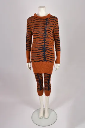 VIVIENNE WESTWOOD RED LABEL TIGER PRINT KNIT SET