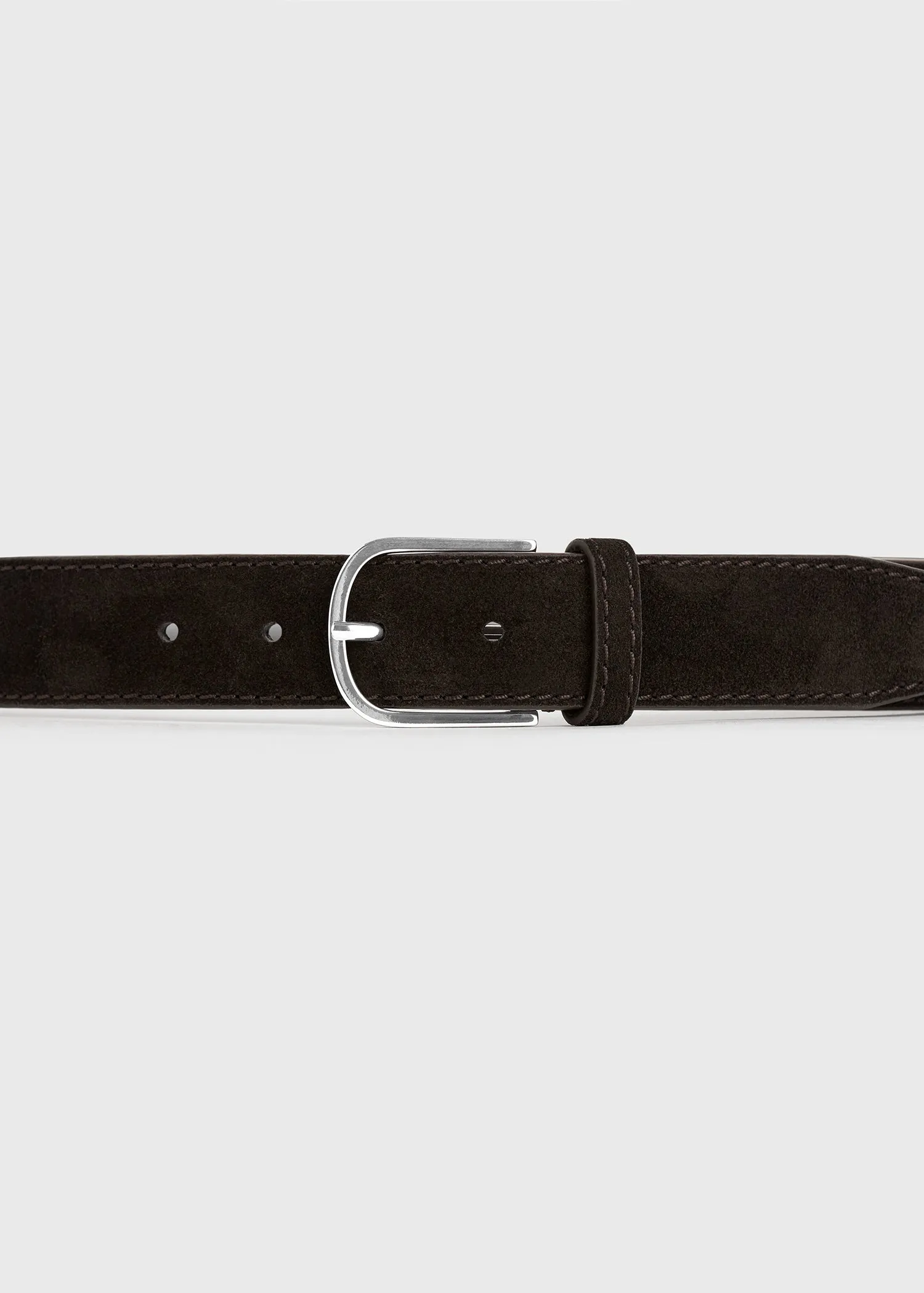 Wide trouser belt espresso