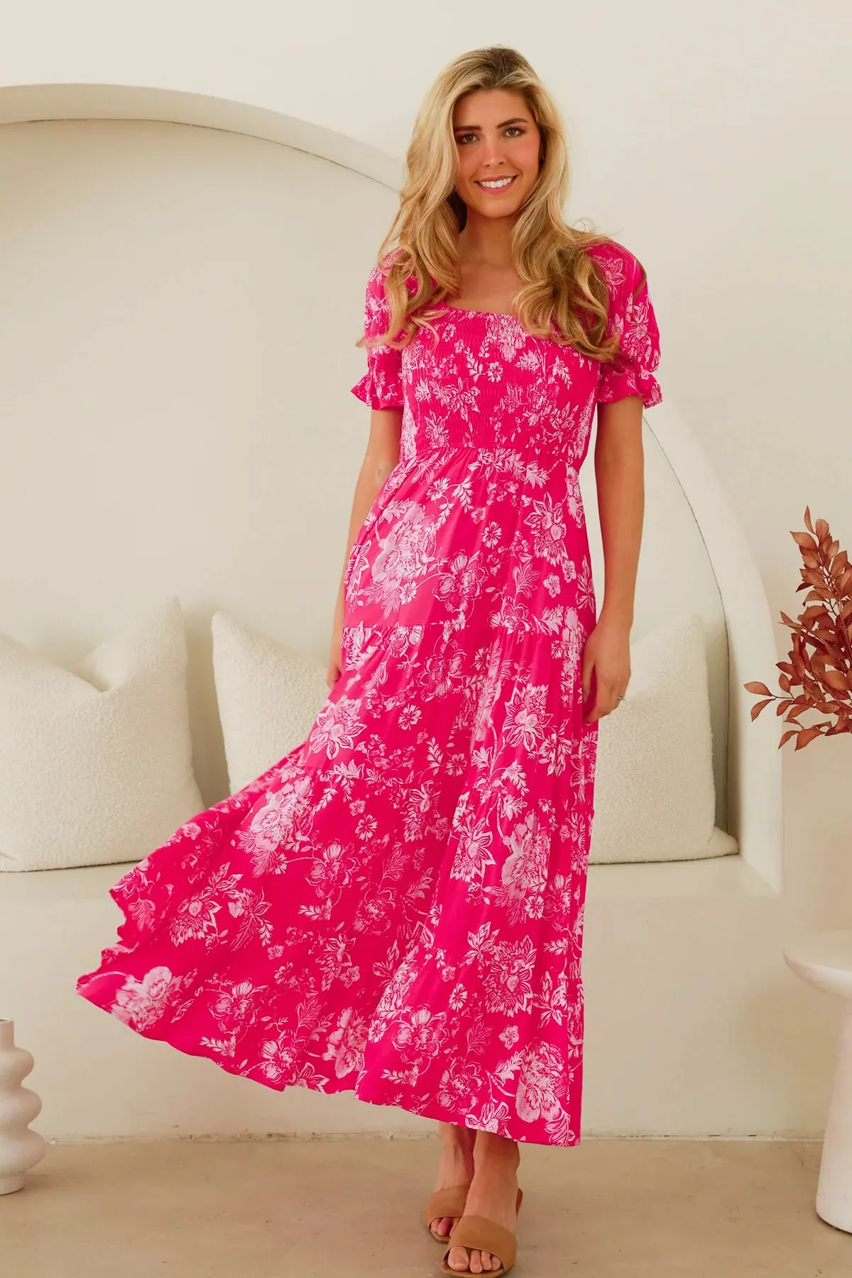 WINNIE OFF THE SHOULDER MAXI DRESS