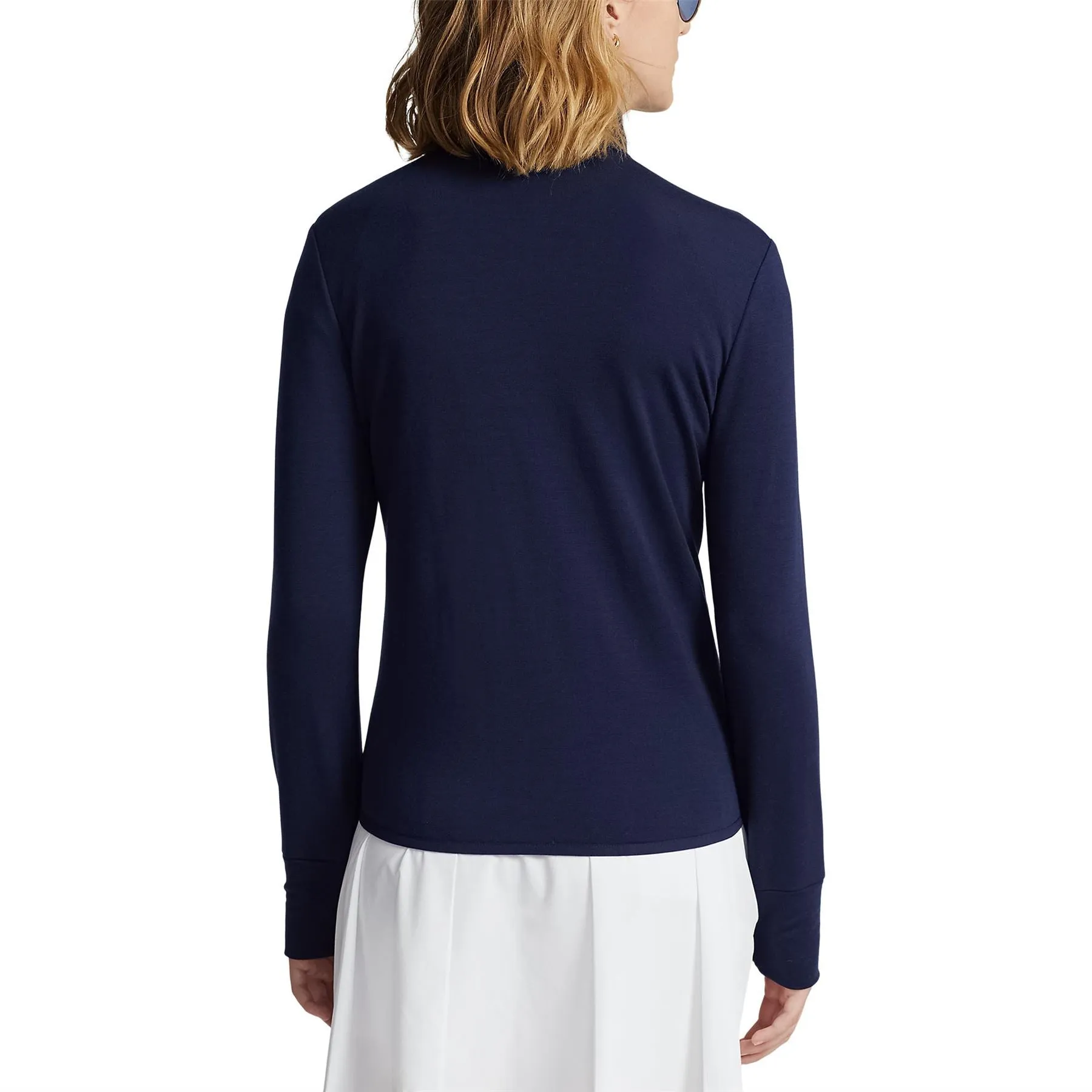 Womens Hybrid Performance Full-Zip Jacket French Navy - SS24