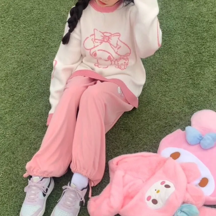 Womens Kawaii Aesthetic My Melody Sweater