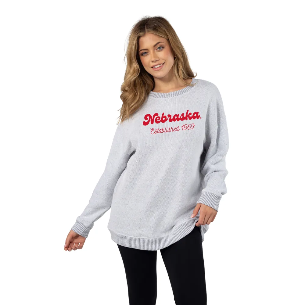 Women's Nebraska Huskers Warm Up Sweater Fleece