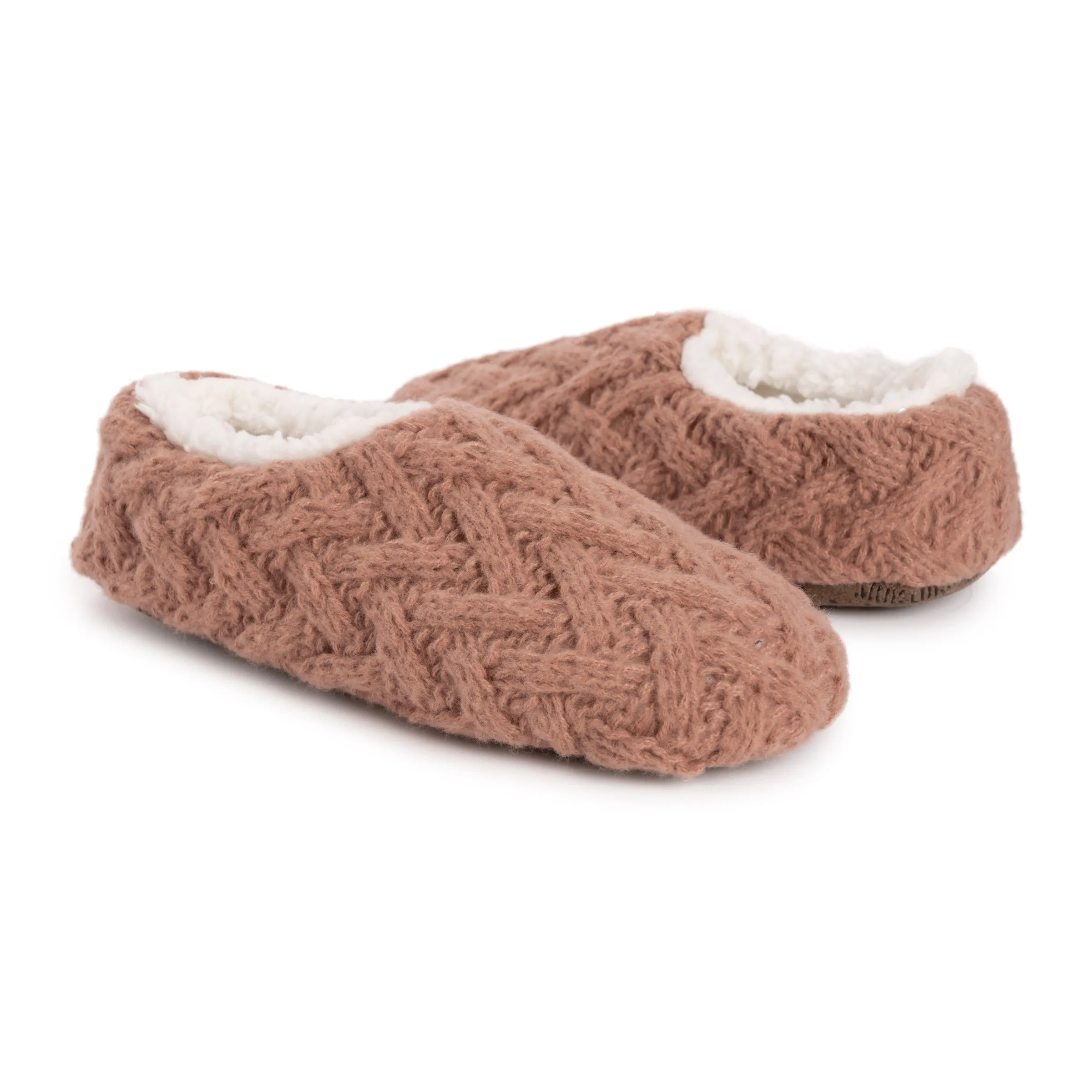 Women's Sweater Knit Ballerina Slippers