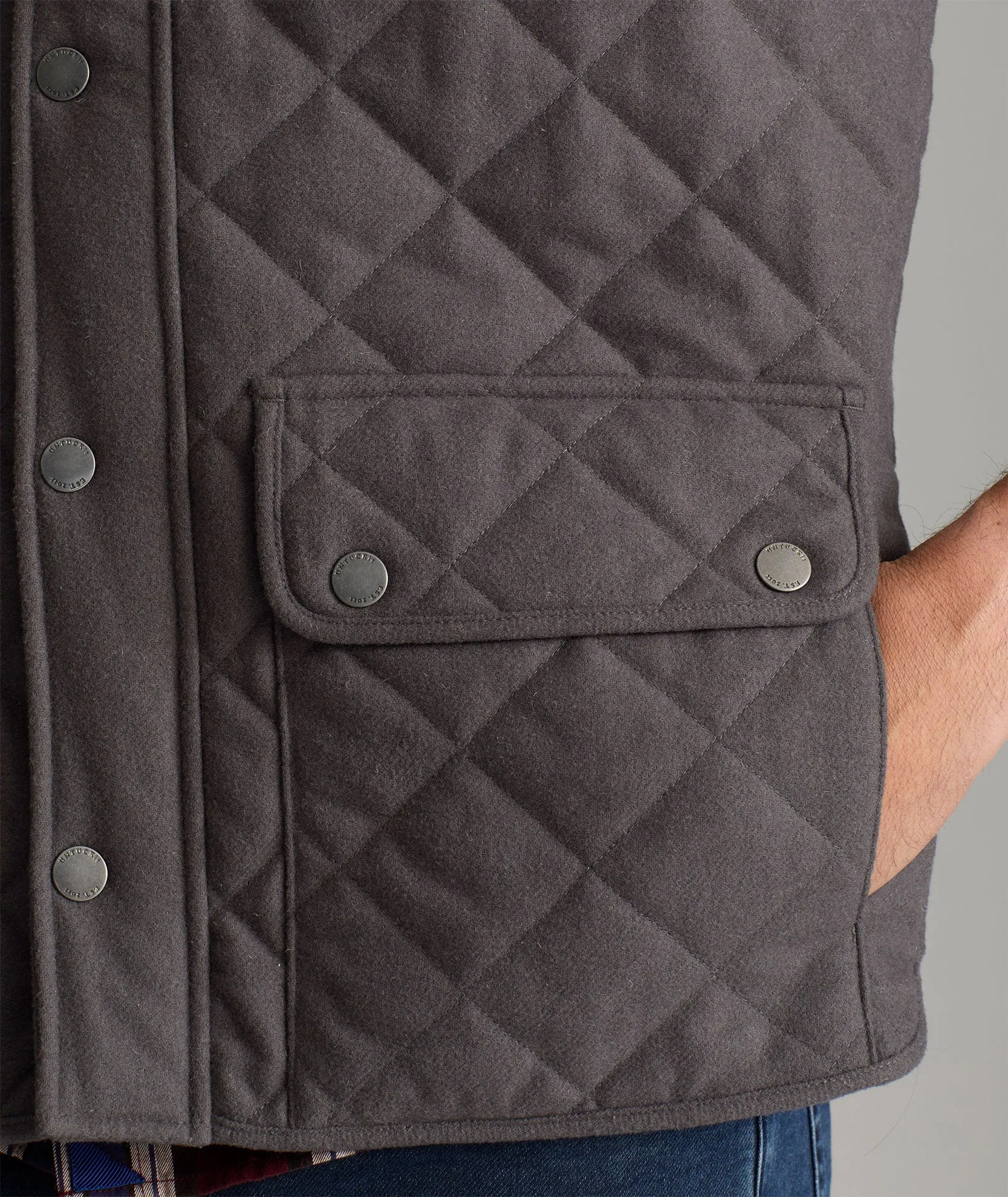 Wool Quilted Vest - FINAL SALE