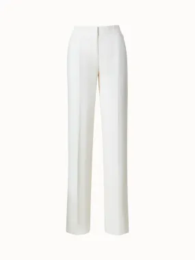 Wool Straight Leg Pants